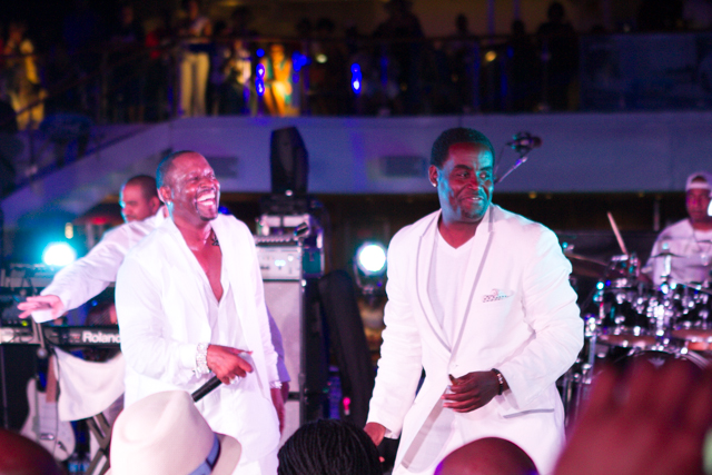 Tom Joyner and Johnny Gill