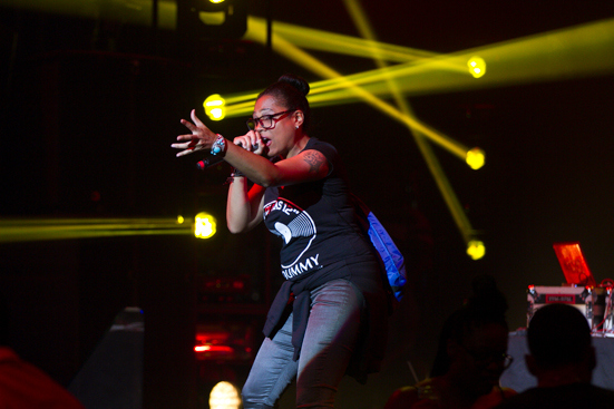 Monie Love had the crowd rocking like it was the 90's again!