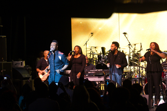 Vashawn Mitchell was a gospel highlight with Mary Mary and Willie Moore Jr.!