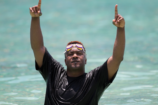 Beach Party Water Fight