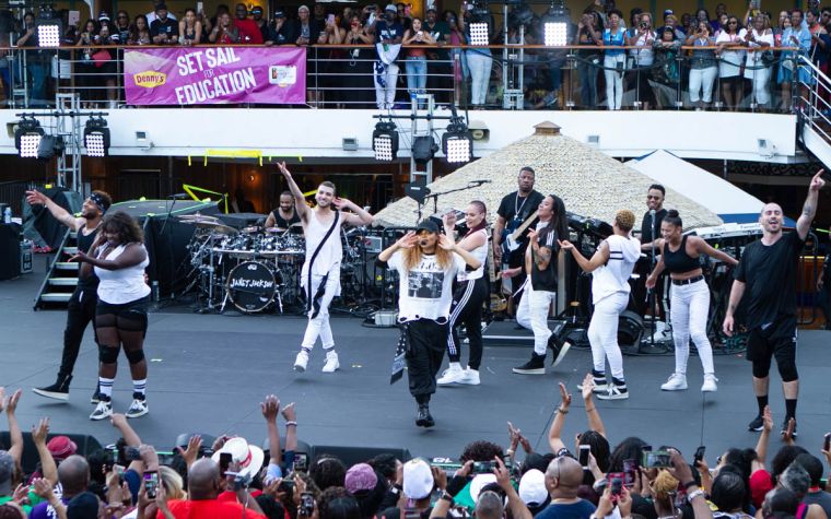 Janet Jackson Gets the Party Started on the 2019 Tom Joyner Fantastic Voyage Presented by Denny's
