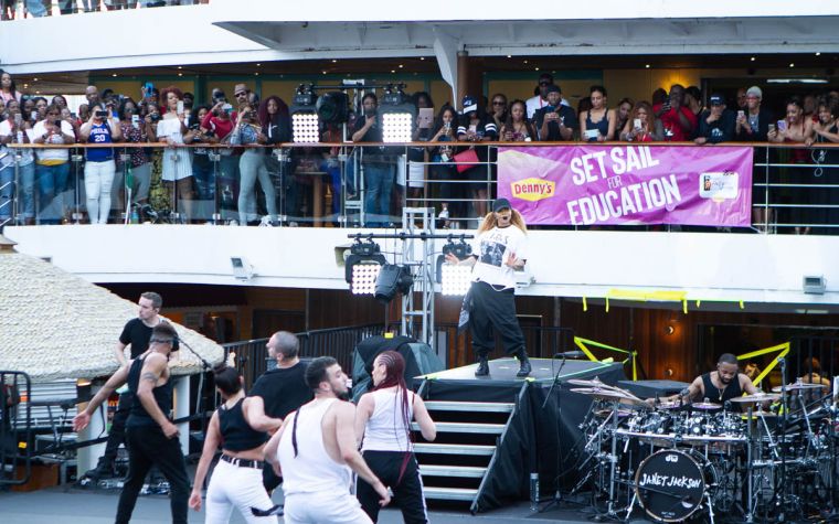 Janet Jackson Gets the Party Started on the 2019 Tom Joyner Fantastic Voyage Presented by Denny's