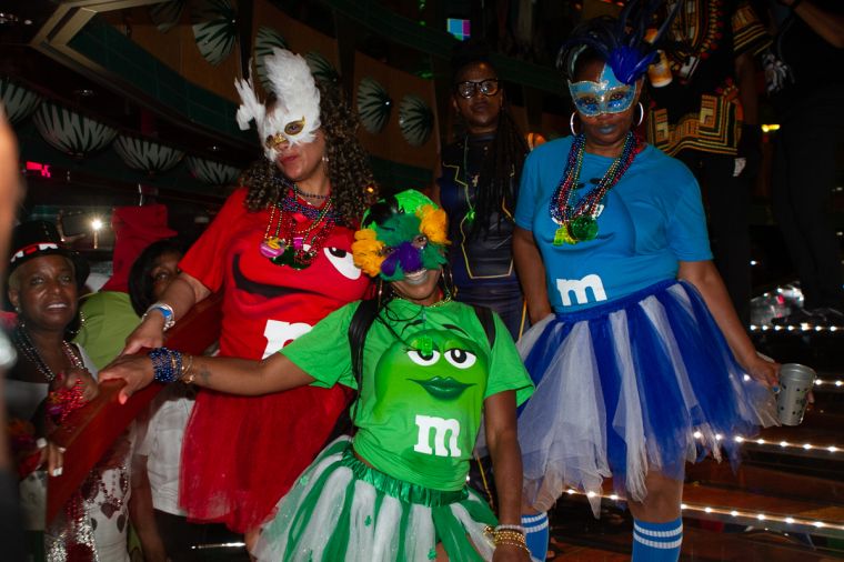 Mardi Gras Night on the 2019 Fantastic Voyage