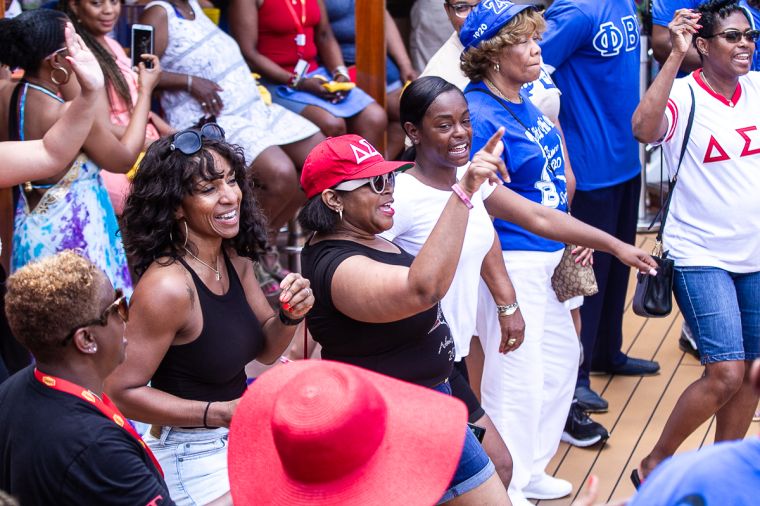 The Greek Takeover Party on the 2019 Fantastic Voyage
