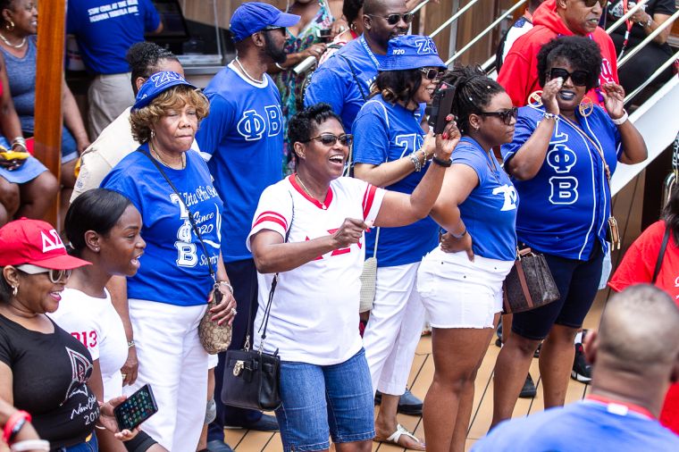 The Greek Takeover Party on the 2019 Fantastic Voyage