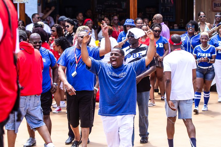 The Greek Takeover Party on the 2019 Fantastic Voyage