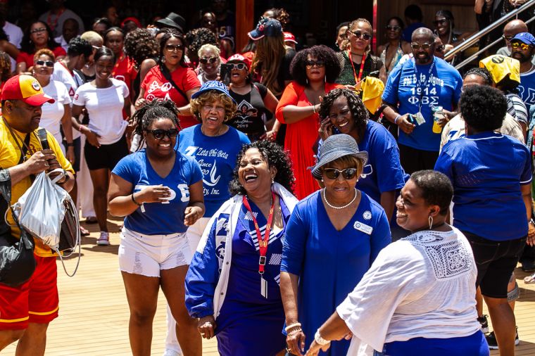 The Greek Takeover Party on the 2019 Fantastic Voyage