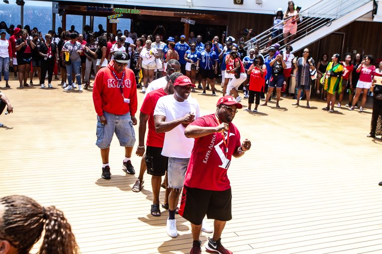 The Greek Takeover Party on the 2019 Fantastic Voyage