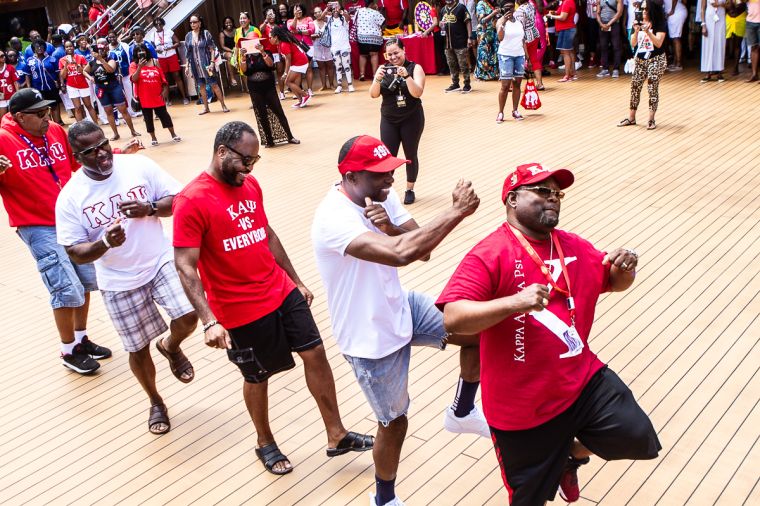 The Greek Takeover Party on the 2019 Fantastic Voyage