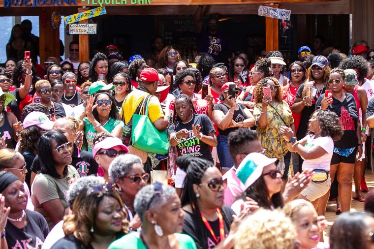 The Greek Takeover Party on the 2019 Fantastic Voyage