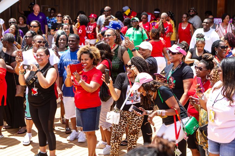 The Greek Takeover Party on the 2019 Fantastic Voyage