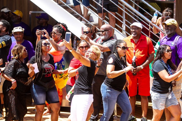 The Greek Takeover Party on the 2019 Fantastic Voyage