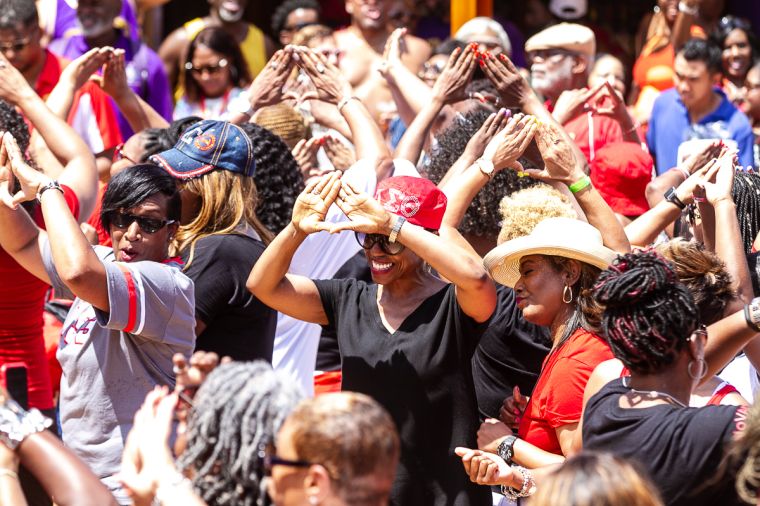 The Greek Takeover Party on the 2019 Fantastic Voyage