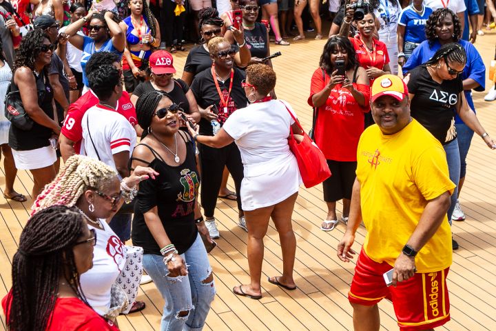 The Greek Takeover Party on the 2019 Fantastic Voyage