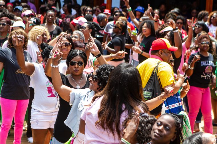 The Greek Takeover Party on the 2019 Fantastic Voyage