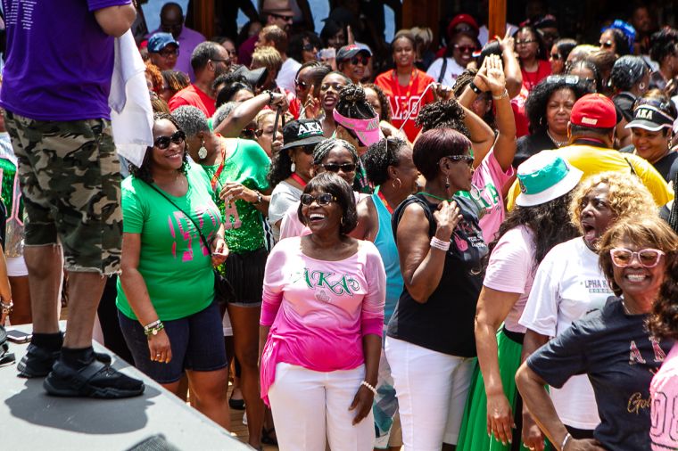 The Greek Takeover Party on the 2019 Fantastic Voyage