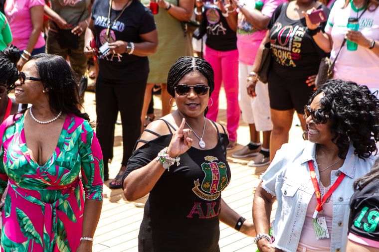 The Greek Takeover Party on the 2019 Fantastic Voyage