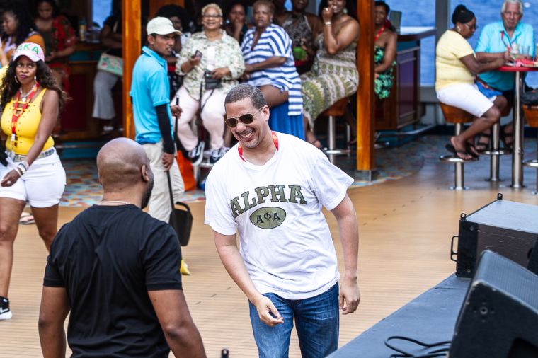 The Greek Takeover Party on the 2019 Fantastic Voyage