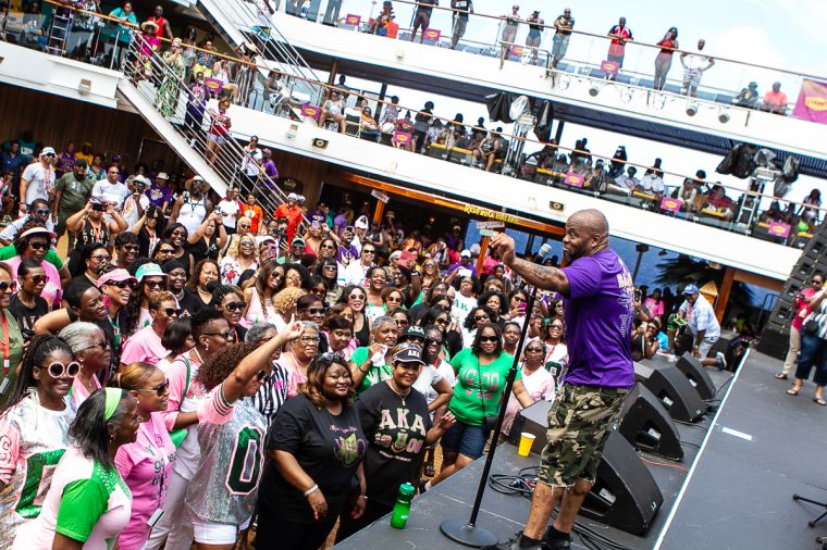 The Greek Takeover Party on the 2019 Fantastic Voyage