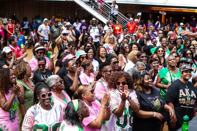 The Greek Takeover Party on the 2019 Fantastic Voyage