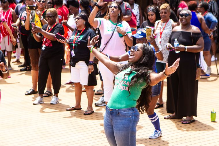 The Greek Takeover Party on the 2019 Fantastic Voyage