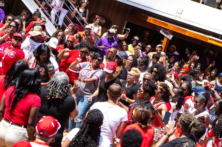 The Greek Takeover Party on the 2019 Fantastic Voyage