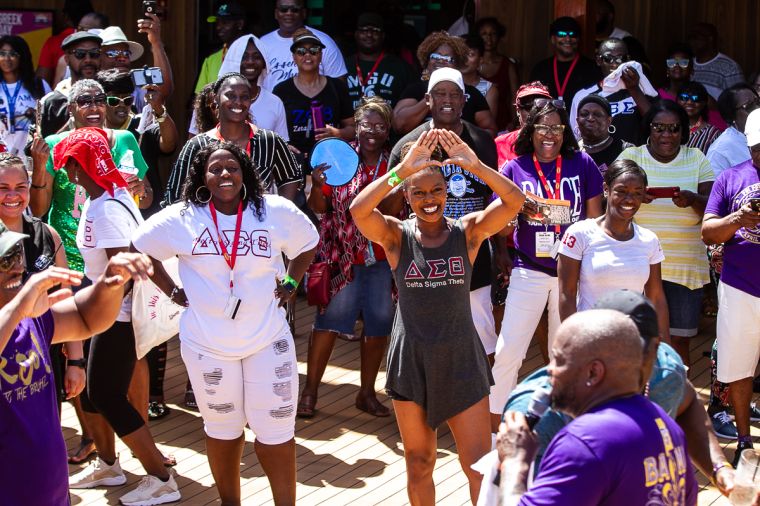 The Greek Takeover Party on the 2019 Fantastic Voyage