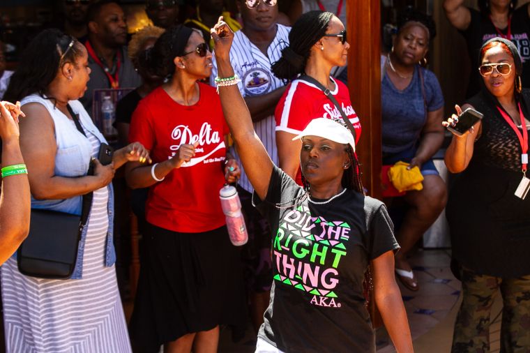 The Greek Takeover Party on the 2019 Fantastic Voyage