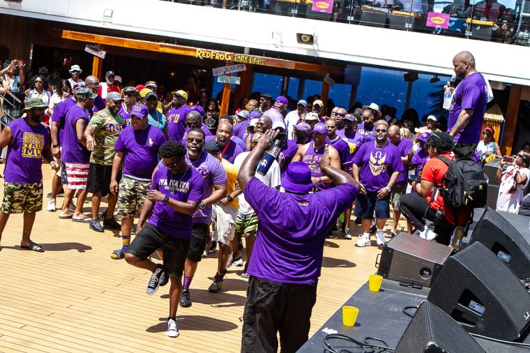 The Greek Takeover Party on the 2019 Fantastic Voyage