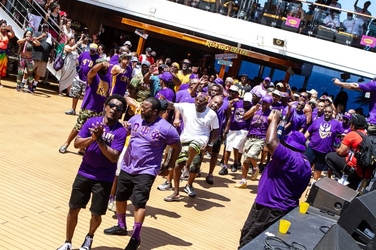 The Greek Takeover Party on the 2019 Fantastic Voyage