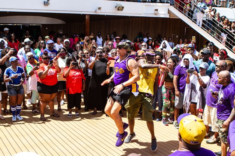 The Greek Takeover Party on the 2019 Fantastic Voyage