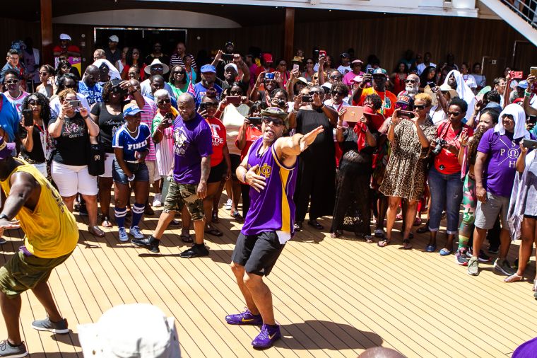 The Greek Takeover Party on the 2019 Fantastic Voyage