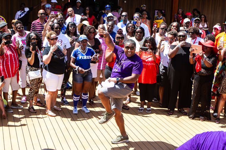 The Greek Takeover Party on the 2019 Fantastic Voyage