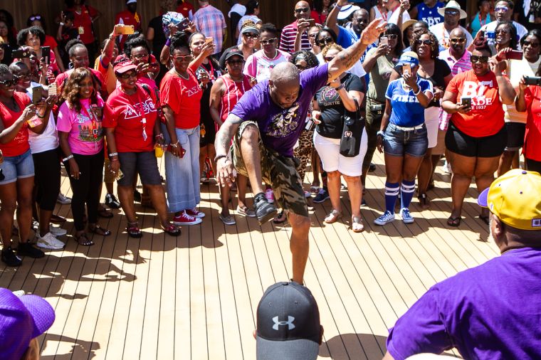 The Greek Takeover Party on the 2019 Fantastic Voyage