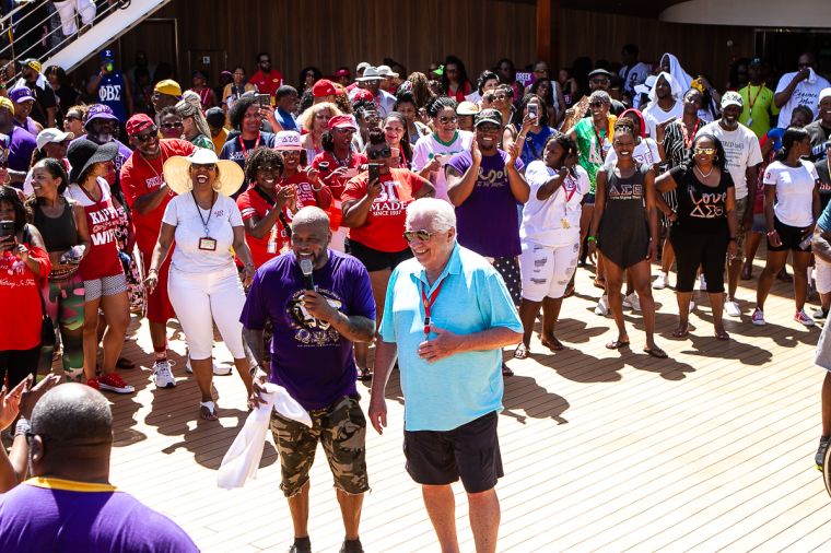 The Greek Takeover Party on the 2019 Fantastic Voyage