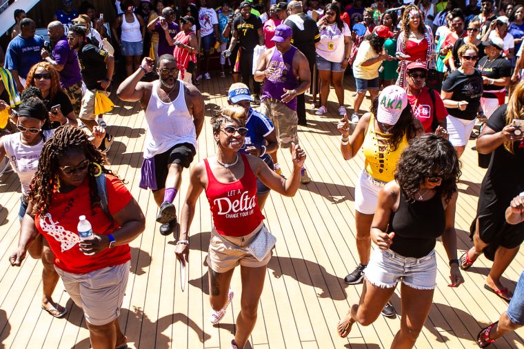 The Greek Takeover Party on the 2019 Fantastic Voyage