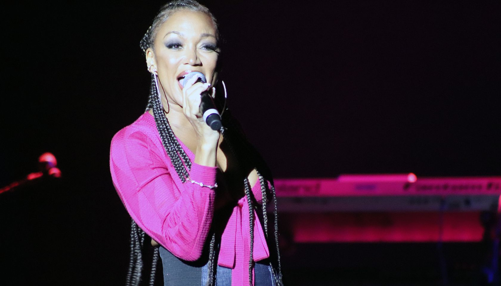 Chanté Moore performs at The Tom Joyner Foundation Fantastic Voyage 20 in 2021