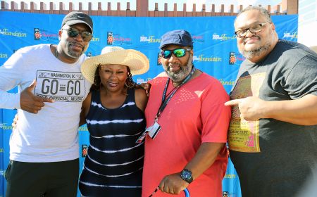 GoGo Day Party: Huggy Lowdown and Chris Paul at The Tom Joyner Foundation Fantastic Voyage 20 in 2021