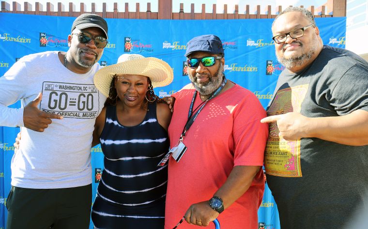 GoGo Day Party: Huggy Lowdown and Chris Paul at The Tom Joyner Foundation Fantastic Voyage 20 in 2021