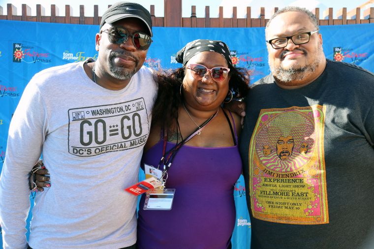 GoGo Day Party: Huggy Lowdown and Chris Paul at The Tom Joyner Foundation Fantastic Voyage 20 in 2021
