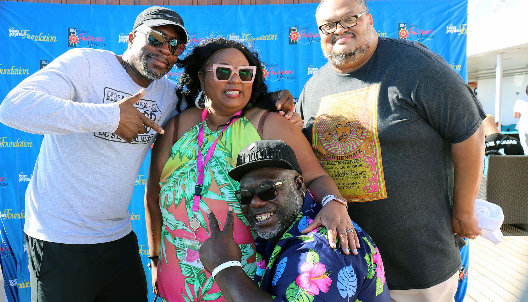 GoGo Day Party: Huggy Lowdown and Chris Paul at The Tom Joyner Foundation Fantastic Voyage 20 in 2021