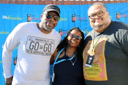 GoGo Day Party: Huggy Lowdown and Chris Paul at The Tom Joyner Foundation Fantastic Voyage 20 in 2021