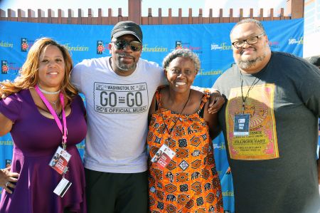 GoGo Day Party: Huggy Lowdown and Chris Paul at The Tom Joyner Foundation Fantastic Voyage 20 in 2021