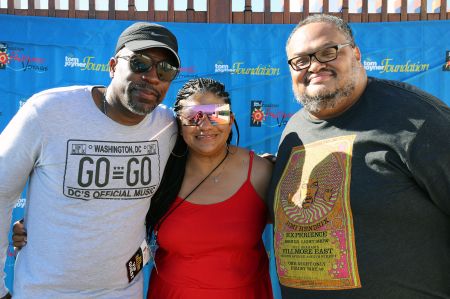 GoGo Day Party: Huggy Lowdown and Chris Paul at The Tom Joyner Foundation Fantastic Voyage 20 in 2021