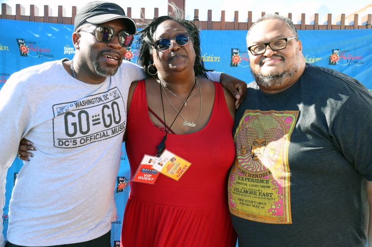 GoGo Day Party: Huggy Lowdown and Chris Paul at The Tom Joyner Foundation Fantastic Voyage 20 in 2021