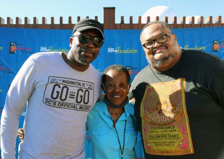 GoGo Day Party: Huggy Lowdown and Chris Paul at The Tom Joyner Foundation Fantastic Voyage 20 in 2021