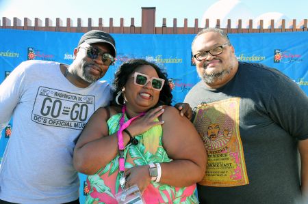 GoGo Day Party: Huggy Lowdown and Chris Paul at The Tom Joyner Foundation Fantastic Voyage 20 in 2021