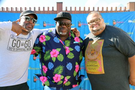 GoGo Day Party: Huggy Lowdown and Chris Paul at The Tom Joyner Foundation Fantastic Voyage 20 in 2021