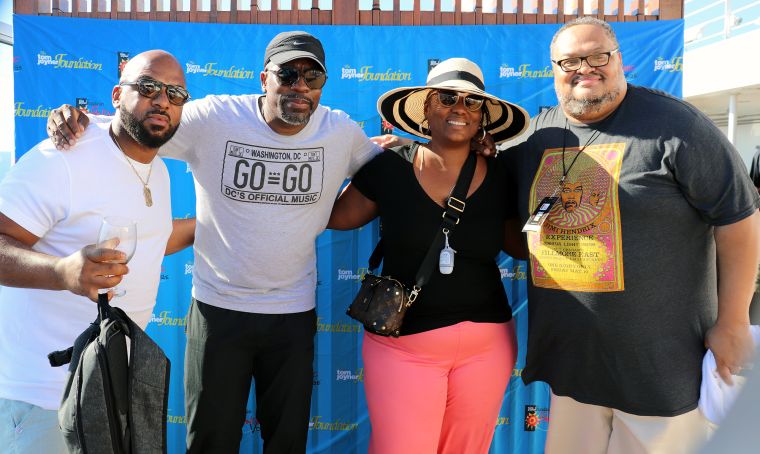 GoGo Day Party: Huggy Lowdown and Chris Paul at The Tom Joyner Foundation Fantastic Voyage 20 in 2021