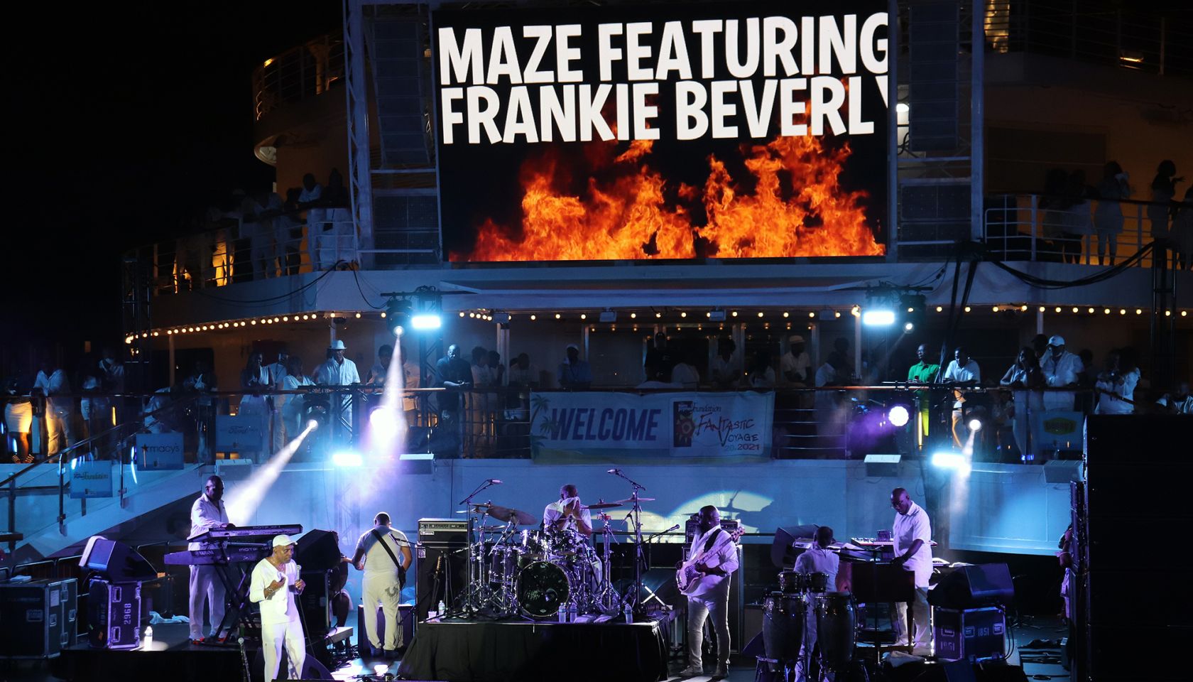 Maze ft. Frankie Beverly performs at The Tom Joyner Foundation Fantastic Voyage 20 in 2021